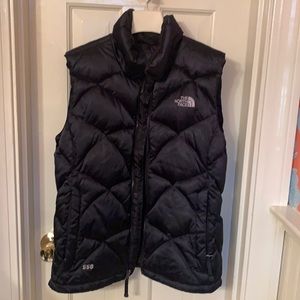 North Face black vest